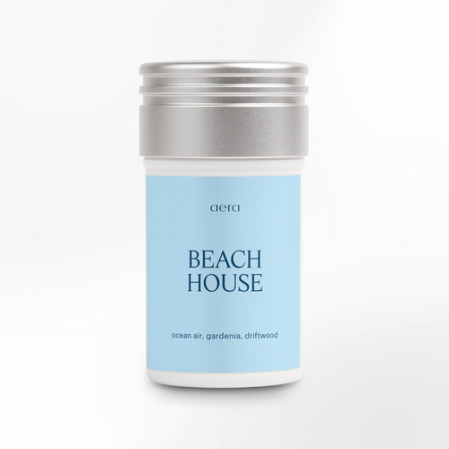 Aera Diffuser with Beach House capsule, a gardenia fragrance of ocean breezes, soft florals, and sea air