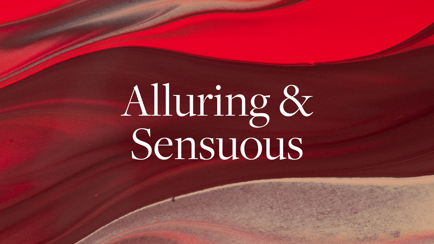 Alluring and sensuous