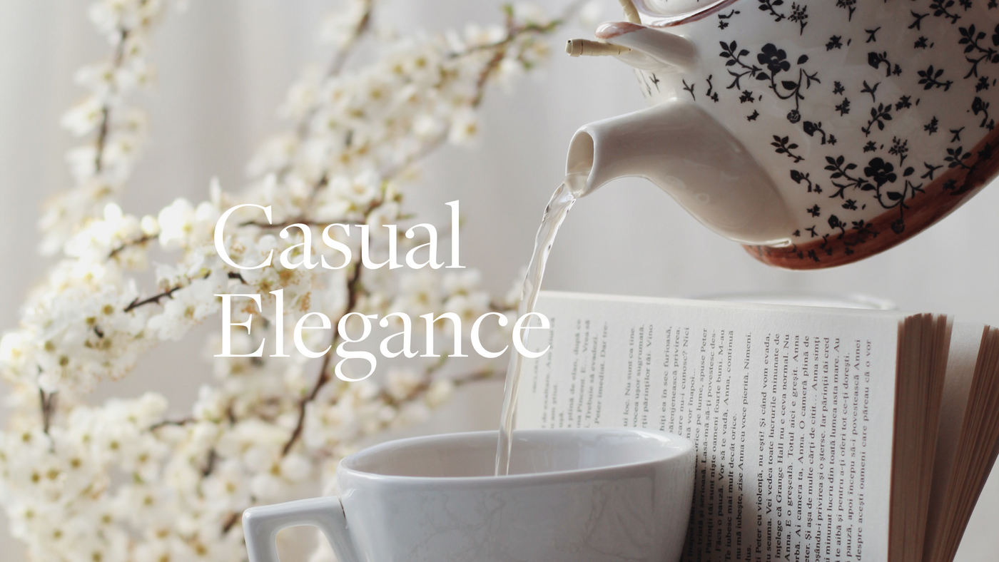 casual elegance white tea